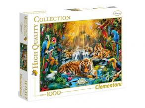 Clementoni 39380.0 - Puzzle "High Quality Kollektion - Geheimnisvolle Tiger", 1000 Teile