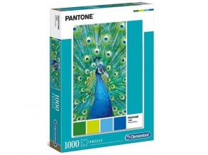 Clementoni 39495 Clementoni-39495-Pantone Collection-Peacock Blue-1000 Teile, Mehrfarben