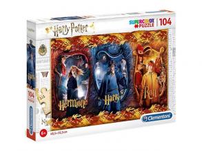 Clementoni 61885 61885-Puzzle Harry Potter-104 Teile Puzzle für Kinder, Mehrfarbig