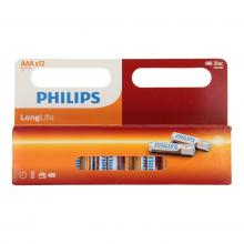 Philips Longlife Batterie Zink AAA / R03, 12St.