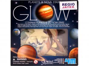4 m Glow in The Dark Planeten und Nova Sterne 20 Stück