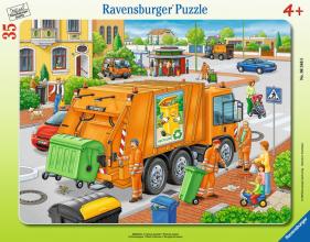 Ravensburger 06346 - Müllabfuhr - 35 Teile Rahmenpuzzle