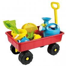 Kinderwagen mit Sandkasten Spielzeug