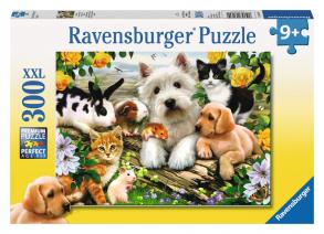 Ravensburger 13160 - Fröhliche Tierfreundschaft - 300 Teile Puzzle
