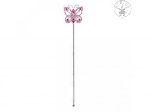 Feenstab Butterfly, pink, 39cm