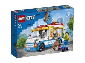 LEGO 60253 Eiswagen City Spielzeug mit Skater- und Hundefigur, für Kinder ab 5 Jahren
