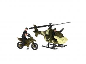 Armee-Kraft-Spielset - Hubschrauber und Motor