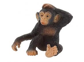 Bullyland 63686 - Spielfigur, Schimpansenjunges, ca. 4 cm
