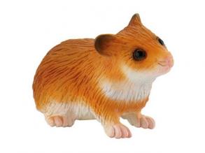 Bullyland 64610 - Spielfigur, Hamster, ca. 3 cm groß, liebevoll handbemalte Figur, PVC-frei, tolle