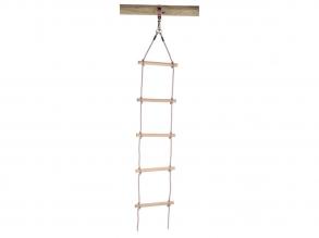 Strickleiter mit Holzstufen, 190cm