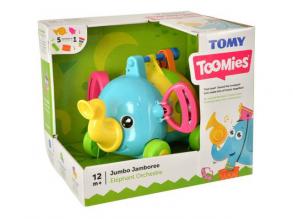 TOMY Babyspielzeug mit Musik "Rudi Rasselelefant" mehrfarbig - hochwertiges Kleinkindspielzeug - v