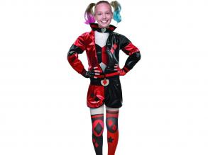 HARLEY QUINN DC GIRL. Kostüm für Mädchen