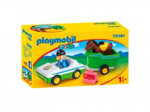 Playmobil 70181 Wagen mit Pferdeanhänger