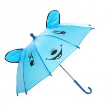Glückliche Tiere Regenschirm-blau