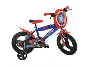 Dino Bikes 414u-ca 35,6 cm Captain America Fahrrad