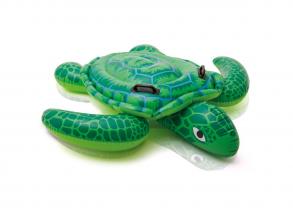 Intex Lil' Sea Turtle Ride-On - Aufblasbarer Reittier - 150 x 127 cm