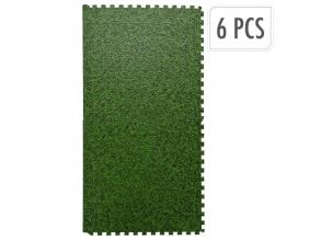 Bodenfliesen Grasdruck, 40x40cm (6 Stück)