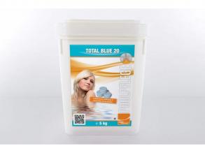 Total Blue 20 g, 5 kg, Aquacorrect Chlor, Algezid, pH-Stabilisierung