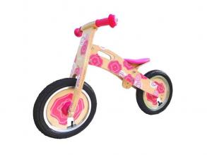 Einfach Holz Balance Bike-Pink