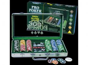 Piatnik 7903 - Poker Set 300 High Gloss Chips