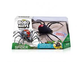 ROBO ALIVE 7111 Crawling Spider Batterie-Roboterspielzeug, Schwarz, Einheitsgröße