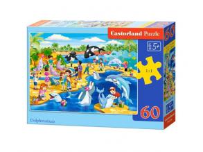 Castorland B-066148 Dolphinarium, 60 Teile Puzzle, bunt