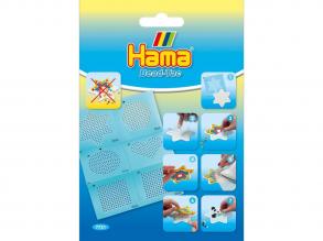 Hama 7721 Bead Tac Haftfolie für Midi Perlen und Stiftplatten in verschiedenen Formen, bunt, Einhe
