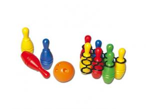 Dohany Bowlingkugel Boule-Spiel Set Party Spielzeug ab 3 Jahren, mit 1 Bälle und 10 Bowling 33cm