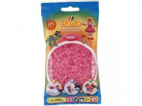 Hama Perlen transparent pink 1.000 Stück