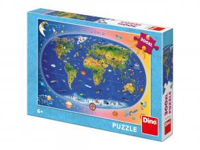 Dino Toys (DINR7) 472136 Dino Puzzle Kinder, Mehrfarbig