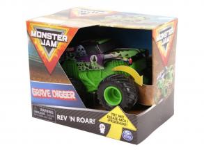 Monster Jam 6044990 - Original Monster Jam Rev N Roar Monster Truck mit Soundeffekt, Maßstab 1:43