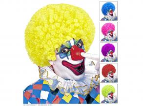 Clown-Perücke, Lockenkopf, in 6 Farben sortiert