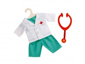 Puppe des Arztes Outfit mit Stethoskop, 28-35 cm