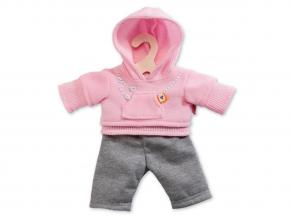 Puppe Jogging Outfit-Rosa, 35-45 cm