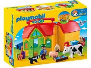 Playmobil 1.2.3 Mein Mitnehm-Bauernhof 6962