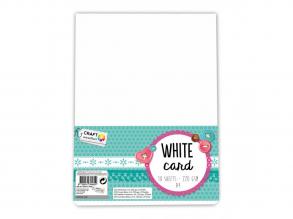 Bastelkarton Weiß A4, 10 Blatt