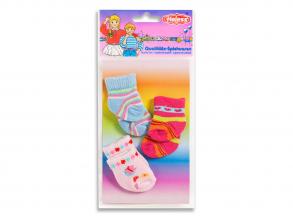 Farbige Socken 3 Paar, 28-35 cm Puppen
