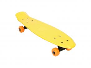 Skateboard Gelb, 55cm